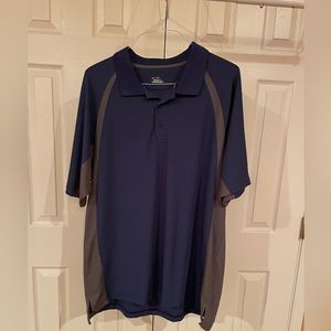 Under Armor Polo Shirt Blue/ Grey 2XL